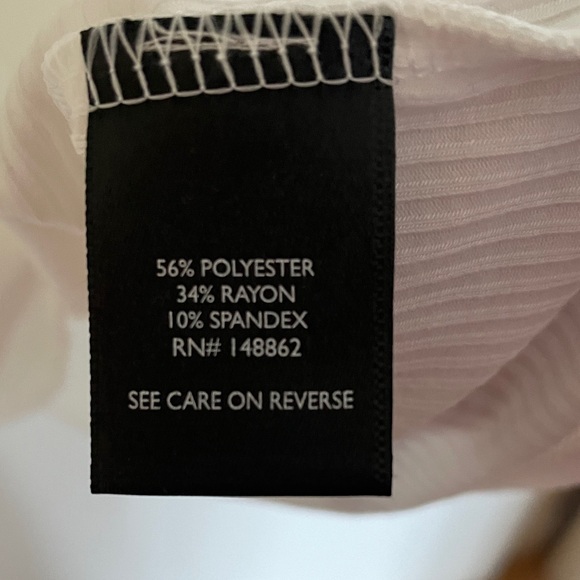 torrid White Ribbed Tank - Crew Neck - Picture 4 of 5